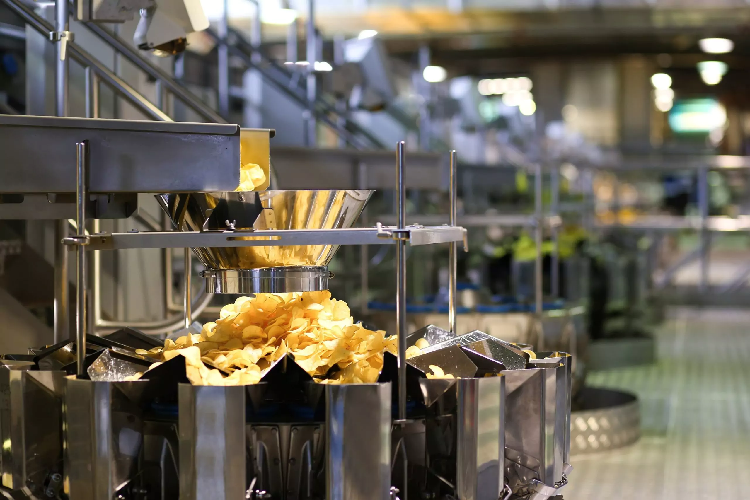 Kartoffel Chips Produktion