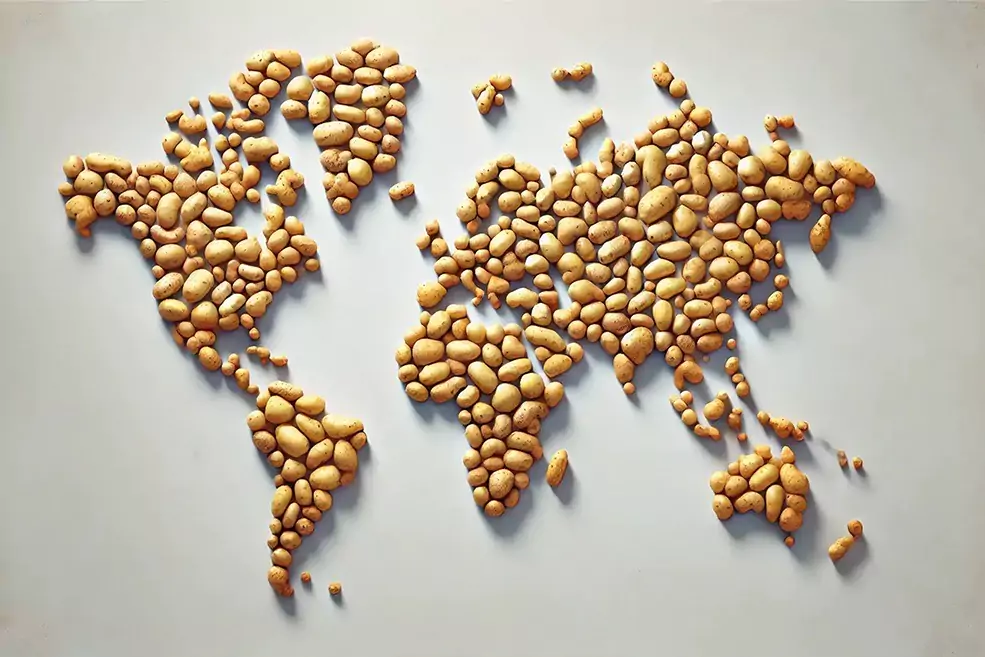 Kartoffel-Weltkarte Kartoffel-Weltkarte